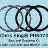 Chris-king Chris King Seal & Snapring Kit For 1 Inch Headsets, ThreadFit 24, PressFit 24, & T47 24 Bottom Bracket- PHS473
