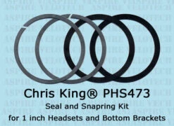 Chris-king Chris King Seal & Snapring Kit For 1 Inch Headsets, ThreadFit 24, PressFit 24, & T47 24 Bottom Bracket- PHS473