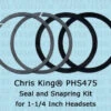 Chris-king Chris King 1-1/4 Inch Seal & Snapring Kit For NoThreadSet 2Nut GripNut Headset/30mm BB- PHS475