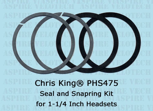 Chris-king Chris King 1-1/4 Inch Seal & Snapring Kit For NoThreadSet 2Nut GripNut Headset/30mm BB- PHS475 1 Chris-king Chris King 1-1/4 Inch Seal & Snapring Kit For NoThreadSet 2Nut GripNut Headset/30mm BB- PHS475