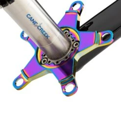 Cane Creek EeWings Crankset Spider 10 Cane Creek EeWings Crankset Spider -Bicycle Component Shop Cane Creek Eewings crankset spider oil slick 02
