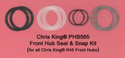 Chris-king Chris King Seal & Snap Ring Kit For All Chris King Front R45 Hubs-PHB565