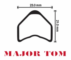 AVT Works Velocity CX Gravel Wheelset 21 AVT Works Velocity CX Gravel Wheelset -Bicycle Component Shop Major Tom Cross Section