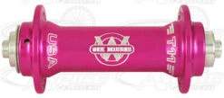 White Industries T11 Hub - Front -Bicycle Component Shop White Industries Front T11 Hub Pink