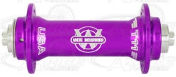 White Industries T11 Hub - Front -Bicycle Component Shop White Industries Front T11 Hub Purple