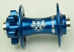 White Industries XMR Hub - Front -Bicycle Component Shop White Ind XMR Front Hub Blue