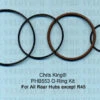Chris-king Chris King O-Ring Kit For Chris King Rear Classic, ISO Disc, Single Speed & BMX Hubs Only